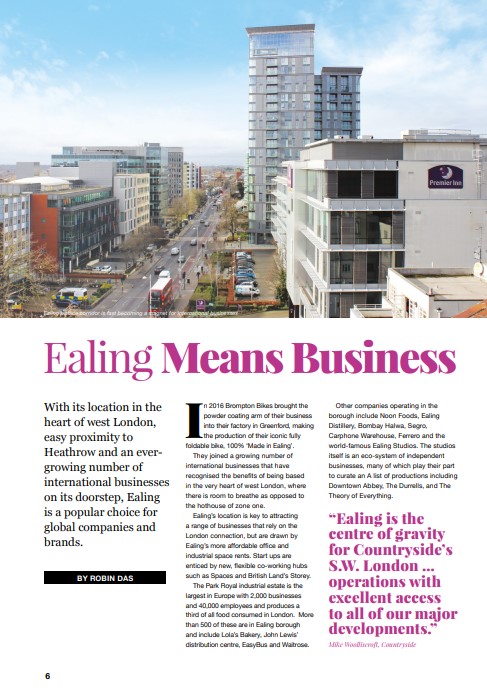 Ealing means business