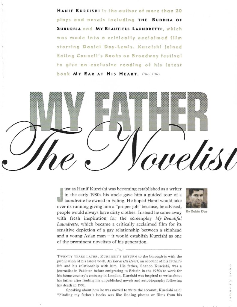 Interview with Hanif Kureishi