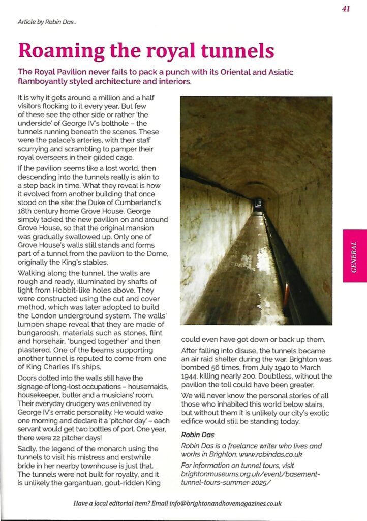 Roaming the Royal Tunnels