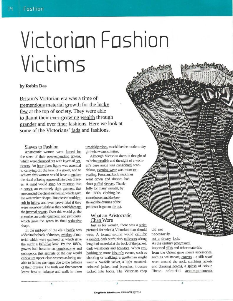 Victorian fashion victims